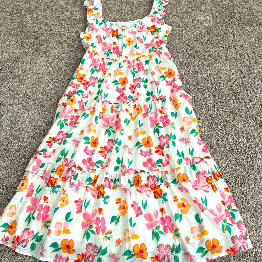 JCrew Floral MIDI dress